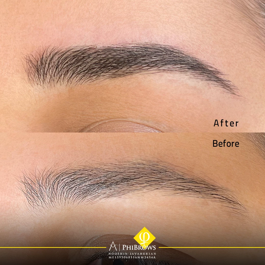Phibrows Microblading | Canada Makeup | MICROBLADING PHOTOS | چپقبل بعد | Canada Makeup | NOOSHIN JAVAHERIAN