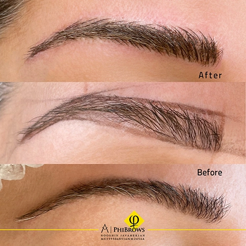 Microblading after