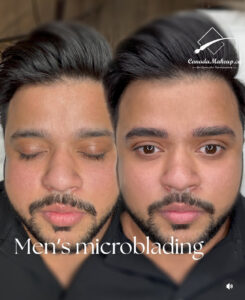 Male Eyebrow Tattoo Transformation Story