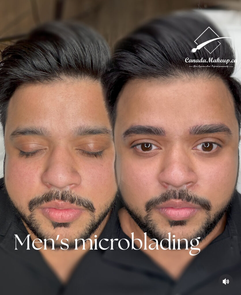 male eyebrow tattoo Toronto