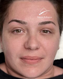 1 stunning transformation  Microblading Barrie Natural Soft Brow Transformation